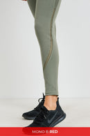 Zig-Zag Wraparound Perforated Highwaist Leggings - OutletSavings