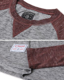 ZIMEGO Mens Athletic Baseball Retro Raglan