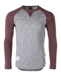 ZIMEGO Mens Athletic Baseball Retro Raglan