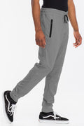Weiv Mens Solid Heathered Jogger - OutletSavings