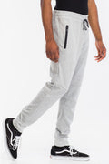 Weiv Mens Solid Heathered Jogger - OutletSavings