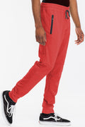 Weiv Mens Solid Heathered Jogger - OutletSavings
