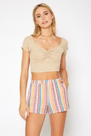 BELLATRIX MULTI STRIPE SHORTS