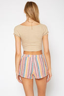 BELLATRIX MULTI STRIPE SHORTS