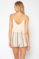BELLATRIX STRIPE SHIRTED SHORT