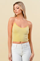 WAIST BAND BUNGEE STAP CAMI TOP