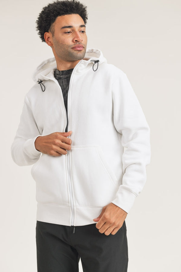 Essential Fleece Hooded Jacket - OutletSavings