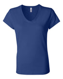 Women’s Jersey V-Neck Tee - BELLA + CANVAS - OutletSavings
