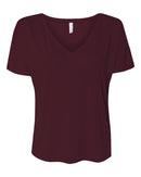 Women’s Slouchy V-Neck Tee - BELLA + CANVAS - OutletSavings