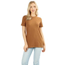 COTTON CREW NECK SHORT SLEEVE TEE - OutletSavings