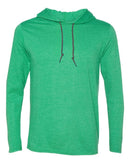 Anvil - Lightweight Long Sleeve Hooded T-Shirt - OutletSavings