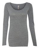 Women’s Triblend Long Sleeve Scoop - Next Level - OutletSavings