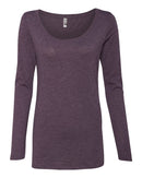 Women’s Triblend Long Sleeve Scoop - Next Level - OutletSavings
