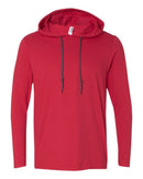 Anvil - Lightweight Long Sleeve Hooded T-Shirt - OutletSavings