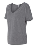 Women’s Slouchy V-Neck Tee - BELLA + CANVAS - OutletSavings