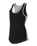 Next Level - Women's Ideal Colorblock Racerback Tank - OutletSavings