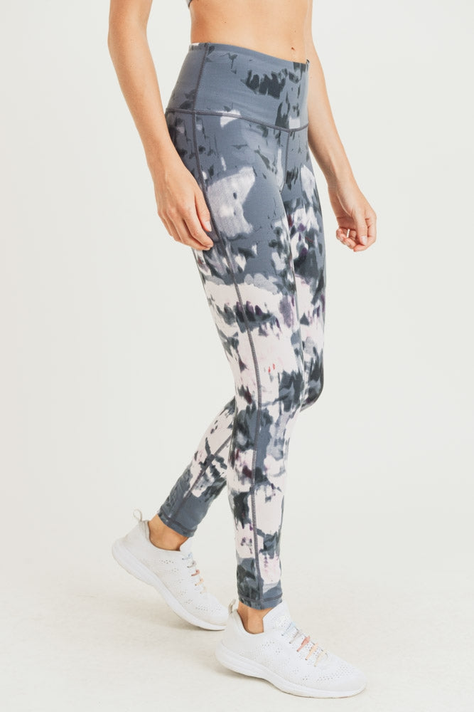 Aspen Print Highwaist Leggings - OutletSavings