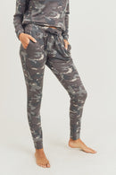 Earth Camo Print Sweatpants - OutletSavings