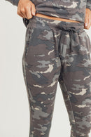 Earth Camo Print Sweatpants - OutletSavings