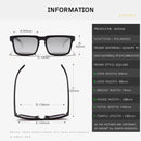 KDEAM Eye-catching Function Polarized Sunglasses For Men/Women Matte Black Frame Fit. Painting Temples Play-Cool Sun Glasses With Case - OutletSaving
