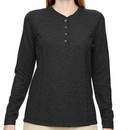 North End Ladies Waffle Henley - OutletSavings