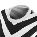 Zebra X Pattern Women's Cut & Sew Tee - OutletSavings
