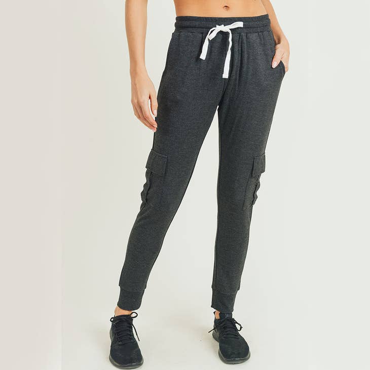 Cargo Brushed Sweatpants Hybrid - OutletSavings