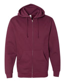 Independent Trading Co. - Midweight Full-Zip Hooded Sweatshirt - OutletSavings